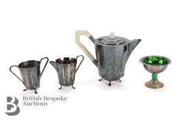 Art Deco Silver Plated Tea Set