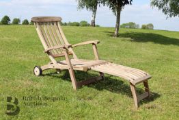 Barlow Tyrie Commodore Teak Steamer Chair