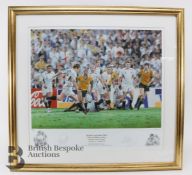Limited Edition Signed England Rugby Prints- Jonny Wilkinson, Mike Tindall, Josh Lewsey, Matt Dawson