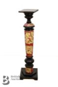 Edwardian Porcelain Torchiere