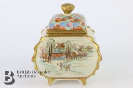 Japanese Satsuma Pot and Cover