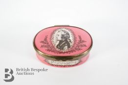 Bilston and Battersea Enamel Box