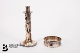 Silver Plated Candlestick