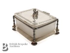 Silver Plate Butter Dish