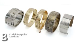 Two Gold Plated Bangles