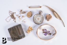 Quantity of 9ct Gold Jewellery