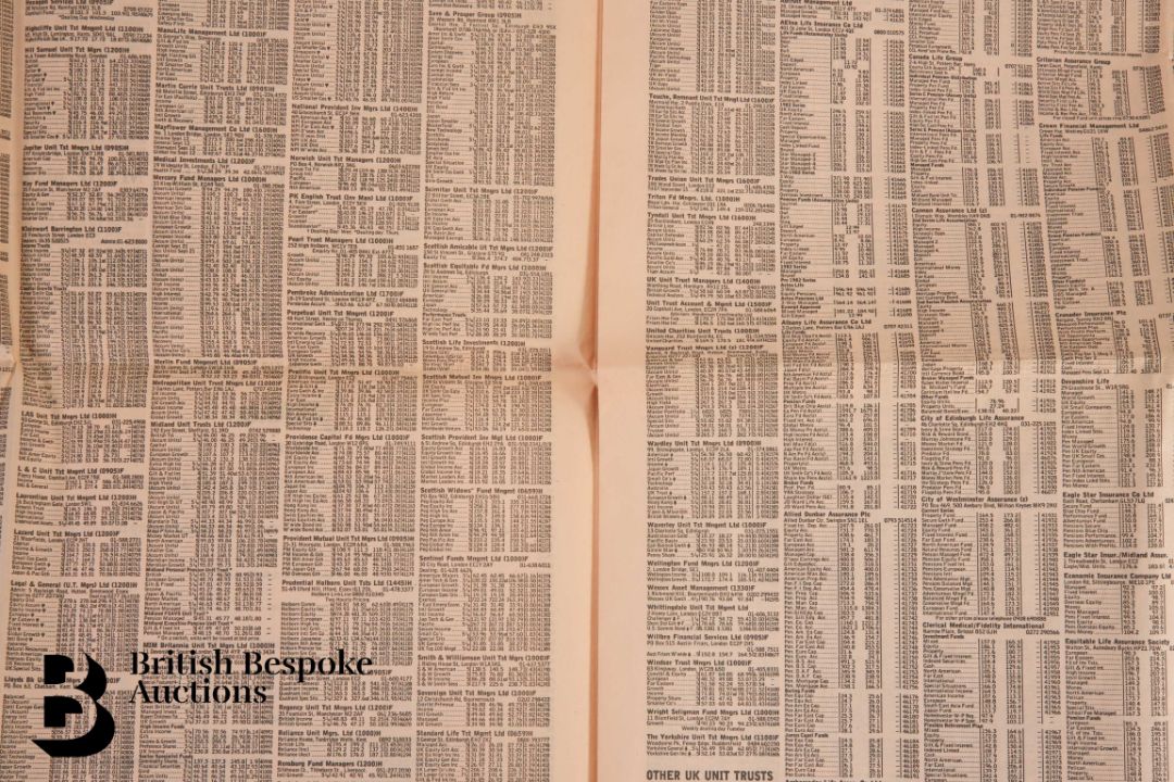 Financial Times Newspaper Printing Error - Image 5 of 5