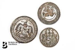 Three Silver Seal Electrotypes