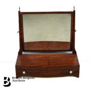 George III Mahogany Toilet Mirror