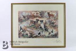 Two Gillian Harris Limited Edition Prints of Dogs