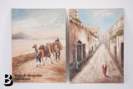 Hayles A.W Pair of Oil on Board