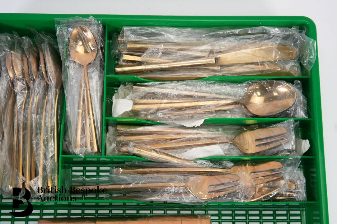 Thai Gold Coloured Flatware - Image 2 of 2