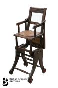 Vintage Oak High Chair