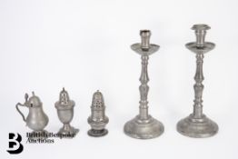 Continental Pewter Cruet