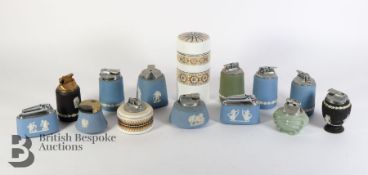 Two Trays of Vintage Table Lighters