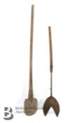 Vintage French Bakery Shovels
