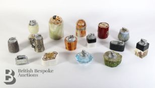 Three Trays of Vintage Table Lighters