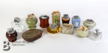 Two Trays of Vintage Table Lighters