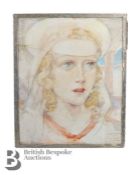 Watercolour of a Young Woman