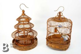 Two Thai Bird Cages