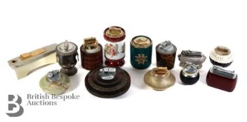 Two Trays of Vintage Table Lighters