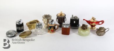 Two Trays of Vintage Table Lighters