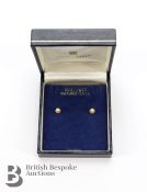 Pair of 9ct Cultured Pearl Earrings