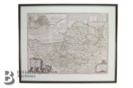 Emanuel Bowen County Coaching Map of Somerset