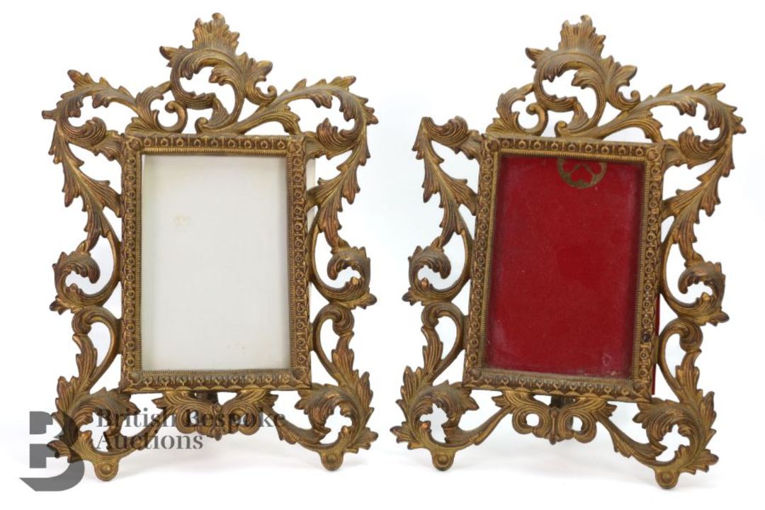 Pair of Brass Frames - Image 1 of 9