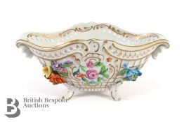 German Dresden Porcelain Bon Bon Dish