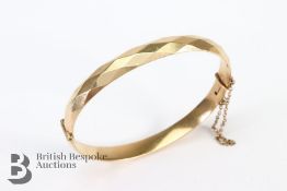 9ct Gold Bangle
