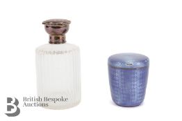 Silver Topped Scent Bottle