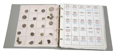 An album of Medieval, early modern and modern British coins