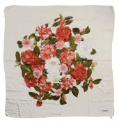 A Chanel silk scarf