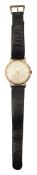 A Gentleman's 1950s 18ct gold Movado wristwatch