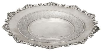 A modern Italian .800 silver dish
