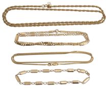 A group of four chains