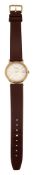 An Avia gentleman's 9ct gold watch