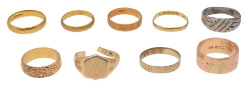 A collection of rings