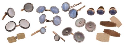 Gentleman's dress studs, cufflinks and accessories