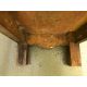 A small walnut box seat settle, Continental - Image 3 of 5