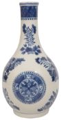 A Chinese blue and white bottle vase