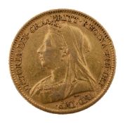 A Victoria gold half sovereign, 1899