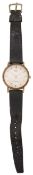 A 9ct gold Gents Rotary manual wind wristwatch