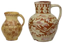 An Edwin Beer Fishley (1832-1911) a Fremington pottery jug