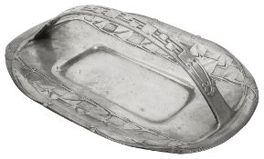 Archibald Knox for Liberty & Co., a Tudric pewter cake tray, no 0357