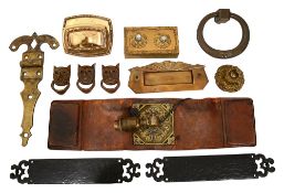 Early 20th century door furniture and decorative fittings