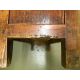 A small walnut box seat settle, Continental - Image 5 of 5