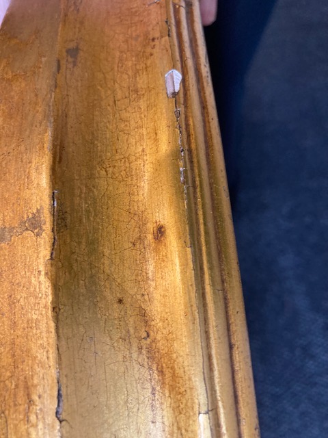 A Regency giltwood convex mirror - Image 6 of 9