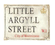 LITTLE ARGYLL STREET W1